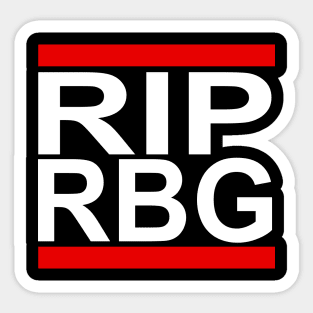 RIP RBG Sticker